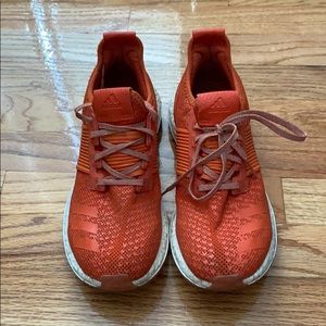 Adidas Orange Pureboost shoes